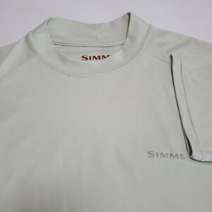 Simms COR3 Mens Medium Green Short Sleeve Fishing Shirt